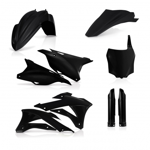 KIT PLÁSTICOS COMPLETO ACERBIS KAWASAKI KX 85 2014 - 2021 - PRETO